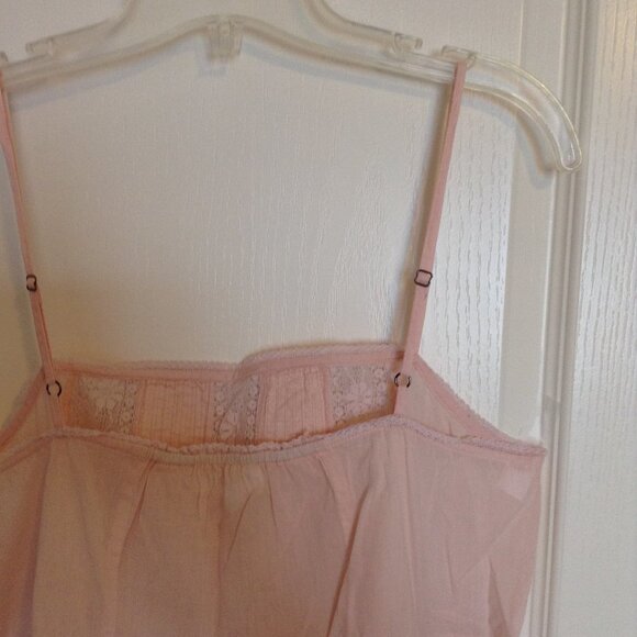 Velvet by Graham & Spencer Pink Camisole Tank Top Baby Doll Size L Sleepwear - Picture 5 of 8